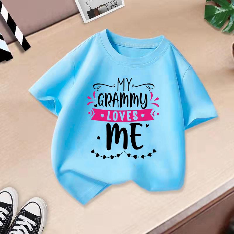 Kid T Shirt Letter Printed Children T-shirt Kids 100% Cotton Clothes T-shirt Tops Tee Boys Tee 2-13Y