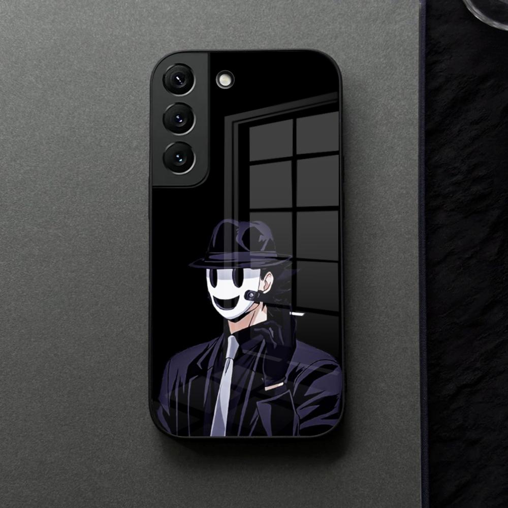 

Anime High Rise Invasion Phone Case Glass For Samsung Galaxy S21 S26 S25 S22 S20 S24 S23 Ultra Fe Plus A16 A34 A54 A24 Coque Galaxy S21 5G