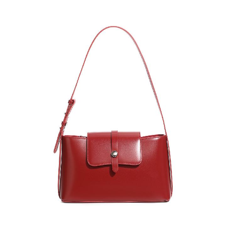 Korean Niche Underarm Bag for Women 2025 Genuine Leather New High-end Feel Single Shoulder Bag Fashion Versatile Crossbody Bag for Women