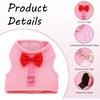 2 Set of Bunny Harness and Leash,Adjustable Bunny Leash for Small Pets. This Complete Rabbit Harness and Leash Set Features Soft Mesh Vests for Safe