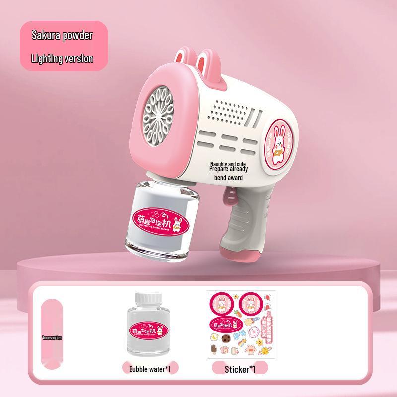 Capybara Bubble Wand: Automatic Light-Up Bubble Gun for Outdoor Parent-Child Fun