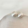 Brushed Metal Earrings  Exaggerated Ball Earrings  Design Earrings  Cool Style