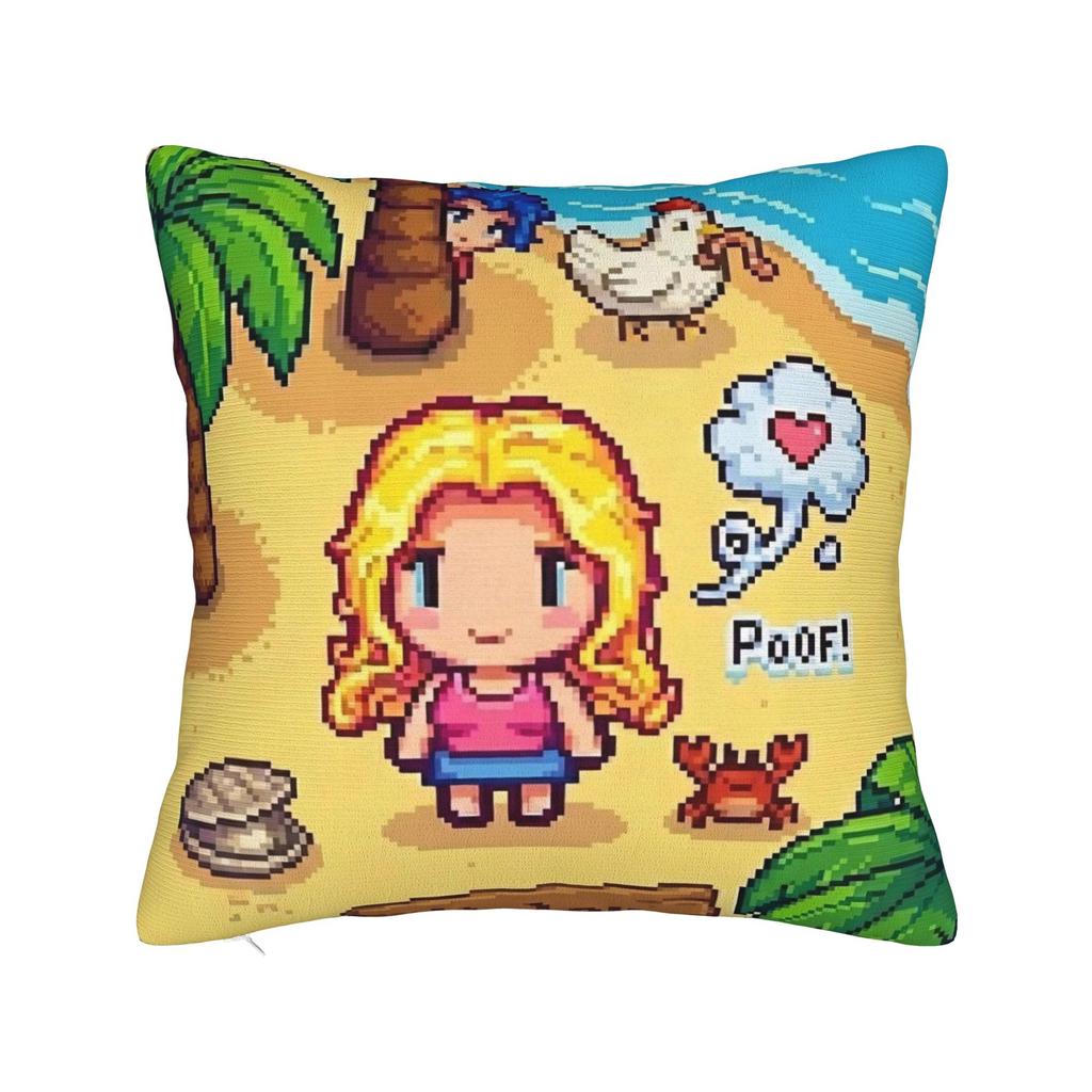 Stardew Valley Animals Pillow Covers Stuff Printed Cushion Cover Decorative Throw Pillow Case Cover Home Multi-Size