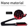 Good-Boar Bristle Double Sided Brush Comb Clamp Anti-Static Hair Straightener Tool Comb Hair Splint Comb