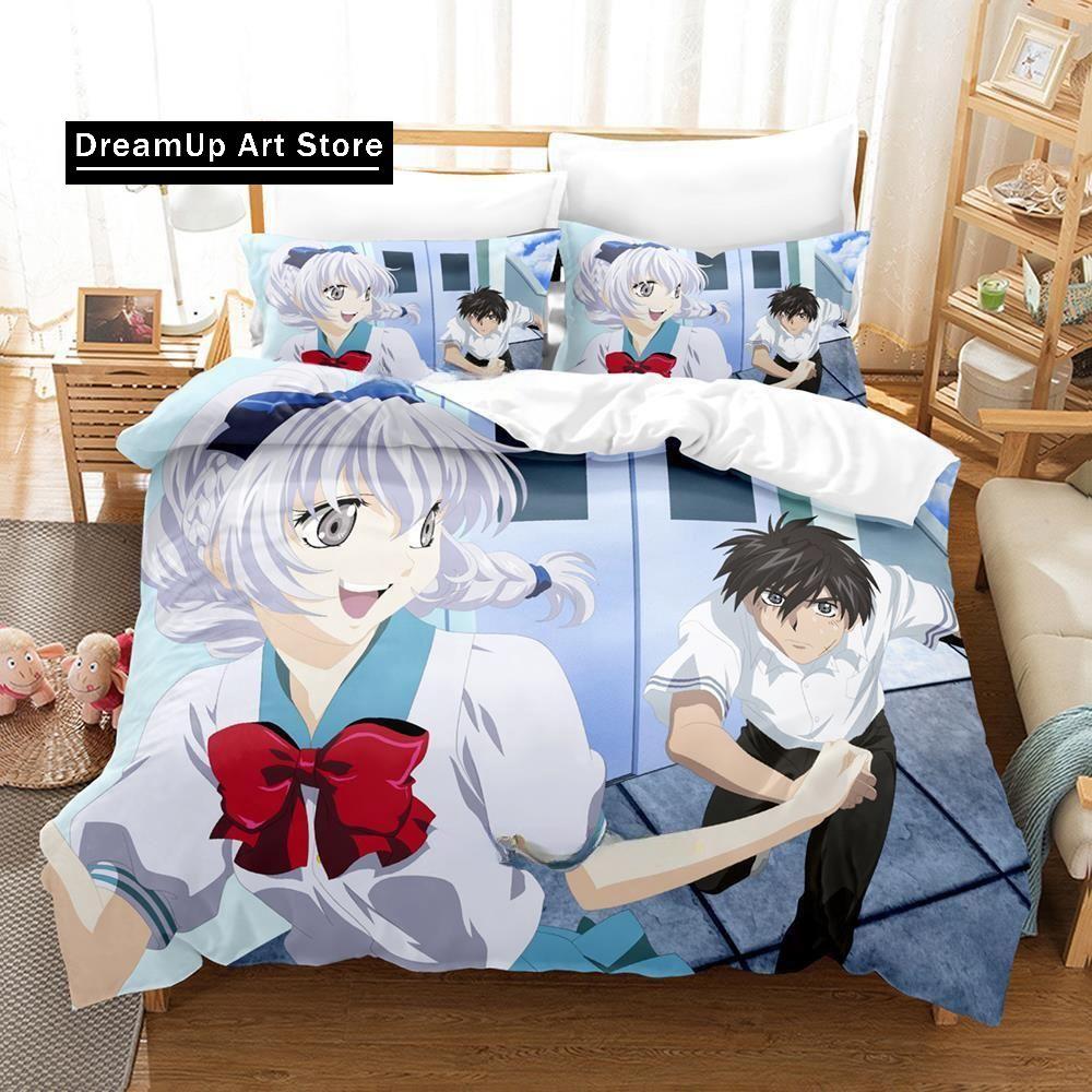 3D Print Fashion Full Metal Panic Bedding Set Boys Girls Single Twin Queen Full Size Duvet Cover Pillowcase Bed Adult Bedroom