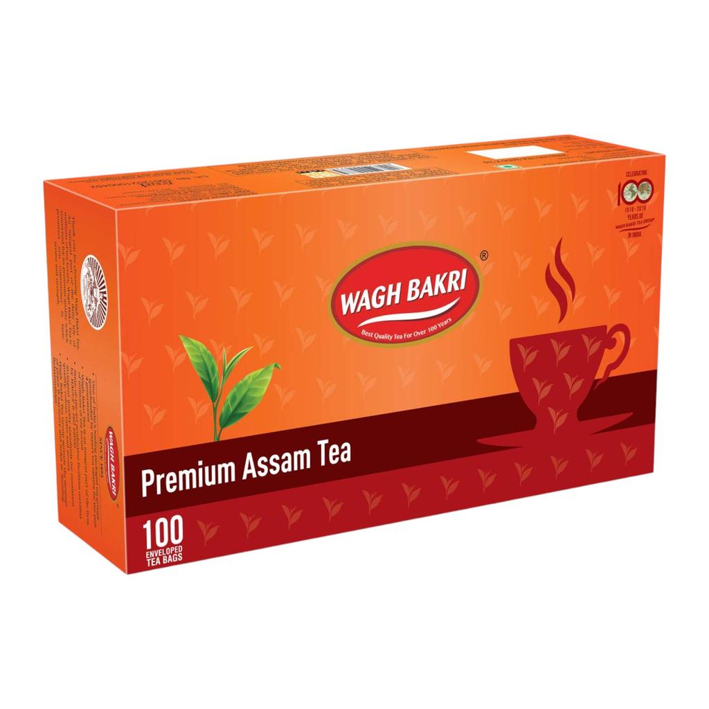 Wagh Bakri Premium Assam Tea 200 G Pack of 1 – Rich Aroma, Full-Bodied Flavor, Ideal for Daily Tea Lovers