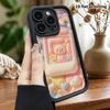 Phone Case: 2D Flat Design Suitable for iPhone 18 17 16 15 14 13 Pro Protective Case, with Little Bear Polaroid, Perfect Christmas and Halloween Holid