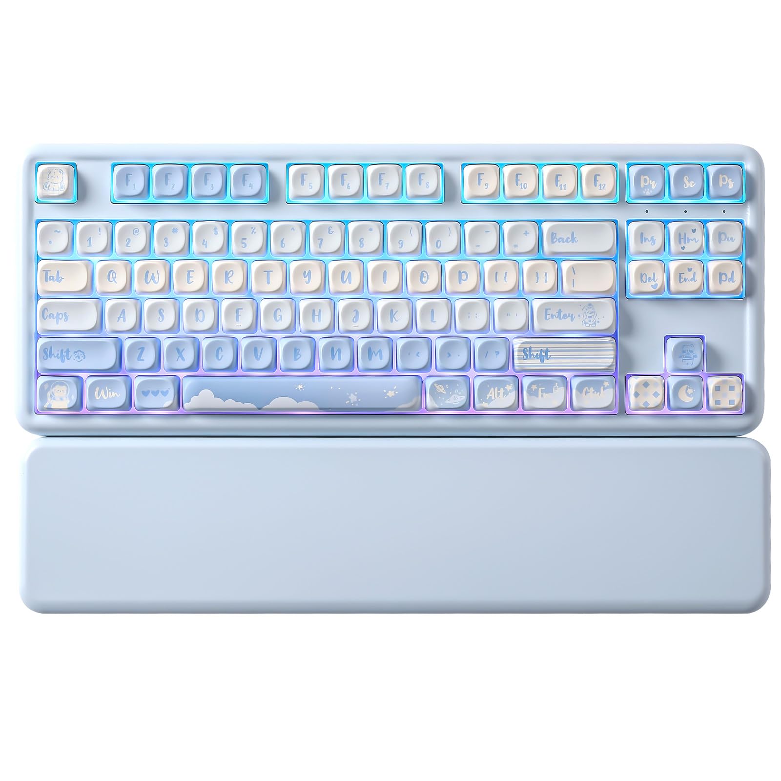 

YUNZII B87 Wireless Mechanical Gaming Keyboard Blue