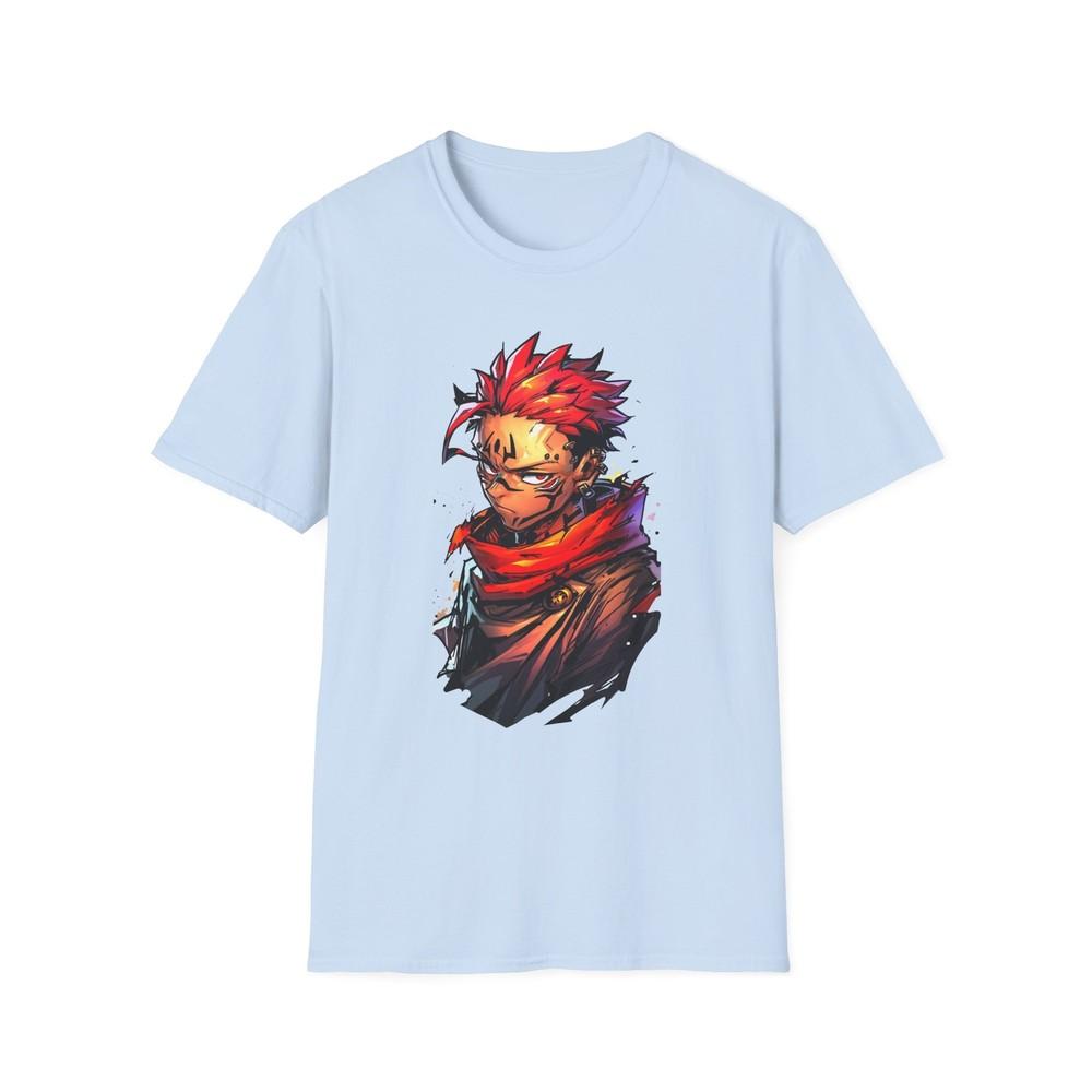 Anime Soft TShirt Jjk Sukuna Art Work 2 Unisex Jl Anime Front Printed Tee