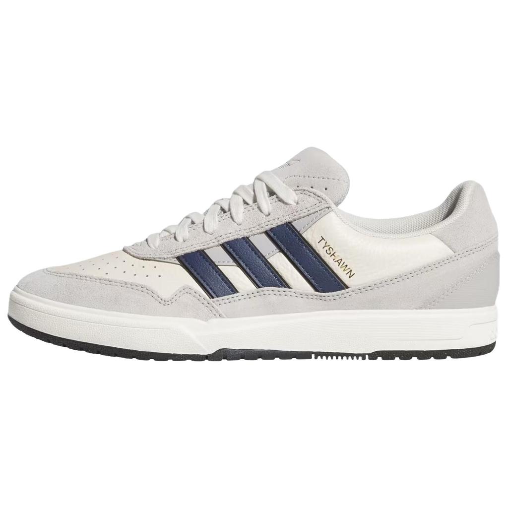 Adidas Tyshawn 2 Grey Collegiate Navy Unisex Sneakers Grey-Two Chalk-White JI3939