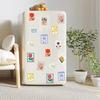 500 Stück Mode Blumenstempel Aufkleberrolle Minimalistische Kunst Cartoon Scrapbooking Graffiti Café DIY Scrapbooking Handy Geschenke Aufkleber