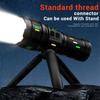 Super Bright White Laser Flashlight Use 4*181350Battery Rechargeable Powerful Al Alloy Torch Waterproof Zoom LED Flashlight
