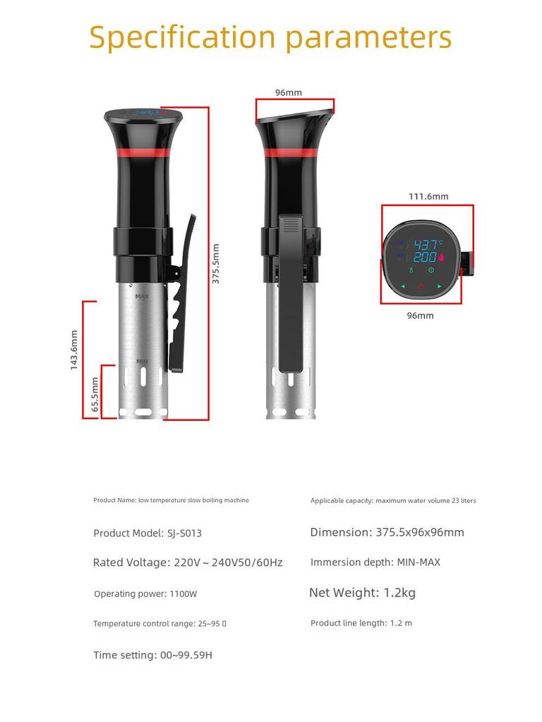 Sous Vide Defrosting Machine