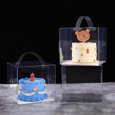 Chang Baosen 4-inch Transparent Heightened Cake Box