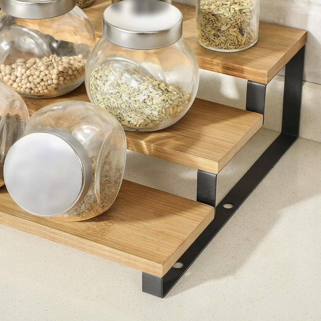 Kitchen Shelves Spice Shelf Organizer Set Additional Shelf Shelf