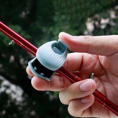 6Pcs Compact Fishing Rod Fixer Multifunctional Rod Holder Fishing Rod Holder Fixer Clip for Various Sizes Fishing Pole