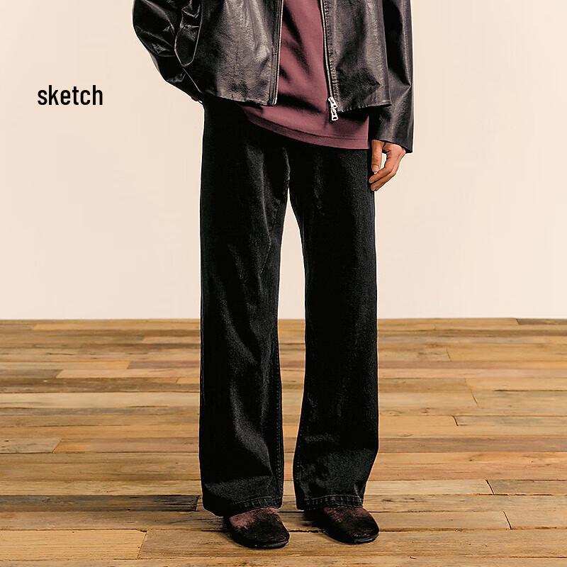 Мужские джинсы прямого кроя свободного покроя CROQUIS L