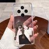Case For Vivo X100 Transparent TPU Soft Cover For Vivo X100 Pro/X100s Pro Cute Little Panda Pattern Shockproof Couple Shell