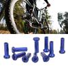 80pcs   Spoke Hats Iron 14mm Mountain Road Cycling Spoke Nipples for 14G Spoke Wire
