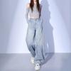Women's Light Scimitar Jeans: Spring/Autumn 2025 Pear-Shaped Slimming Wide-Leg Pants