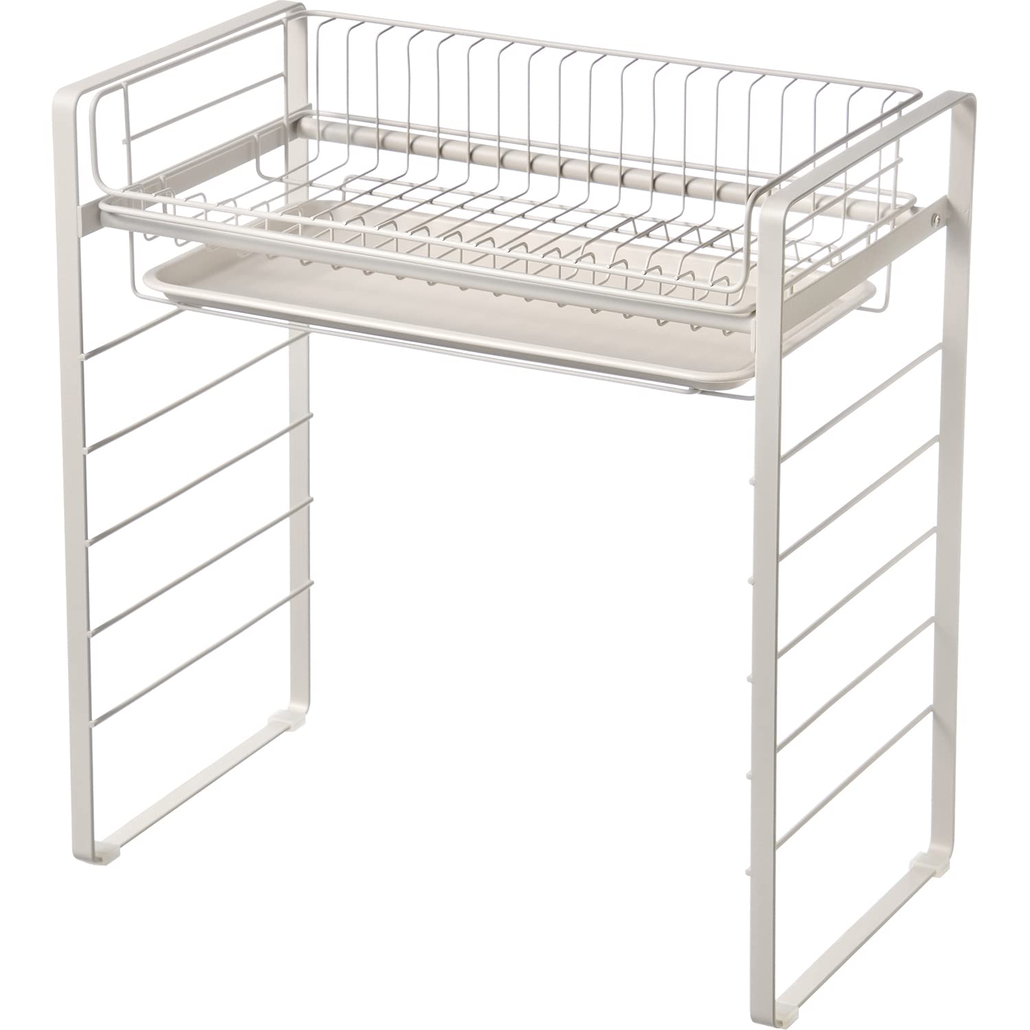 

Wahei Freiz Over-the-Sink Dish Drainer, High-Leg Type with Drain Tray, Room Lab RG-0499