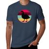 Goose Vintage Sunset Tshirt Relaxed Fit Casual Short Sleeve Top