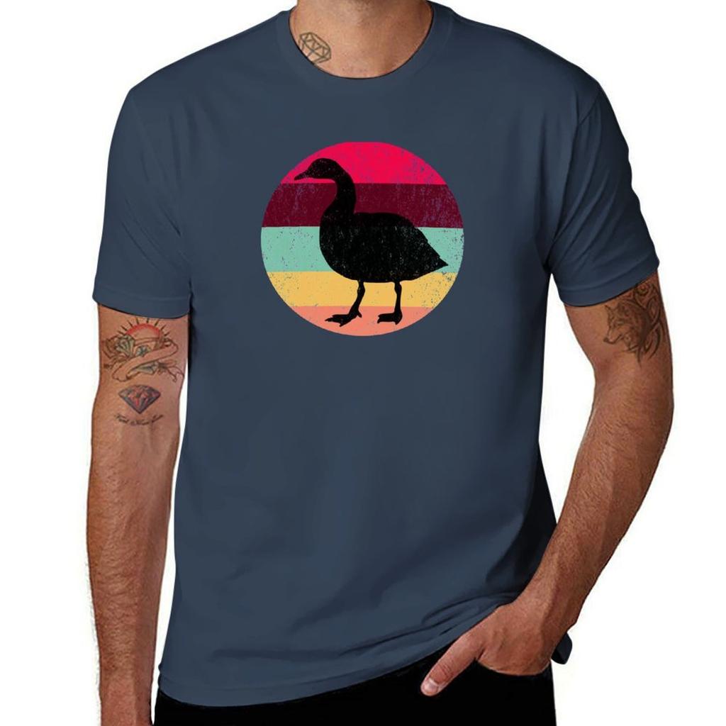 Goose Vintage Sunset Tshirt Relaxed Fit Casual Short Sleeve Top