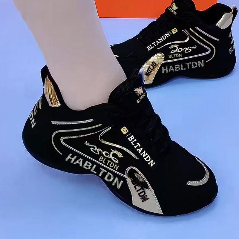 Fritidssko herresko par sportssko reisesko damesko allsidig mote studenttrend lær pappa-sko