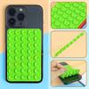 Silicone World Double-sided Silicone Suction Pad For Mobile Phone Fixed Pad Suction Cup Wall Stand Square Anti-Slip Back Sticker