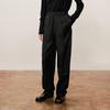 LESS 2024 Autumn Loose Lamb Wool Wide-leg Pants