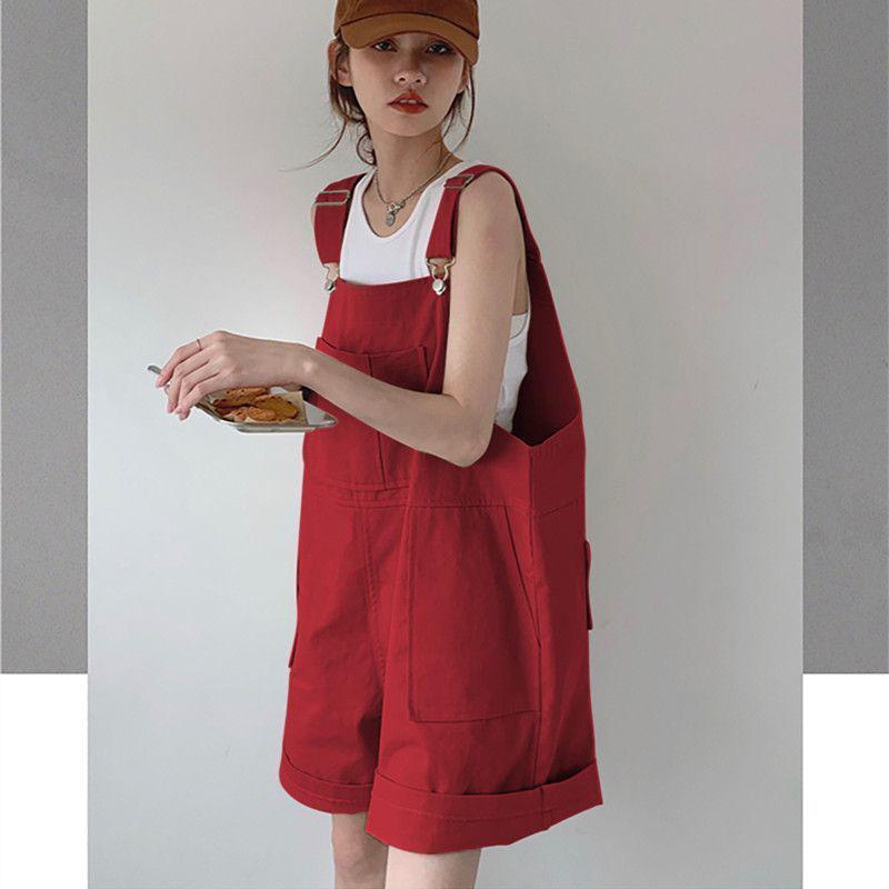 Trendige Dopamin-Overalls für Kinder: Sommer locker, High Waist formend, Weitbeinige Hose für kleine Statur