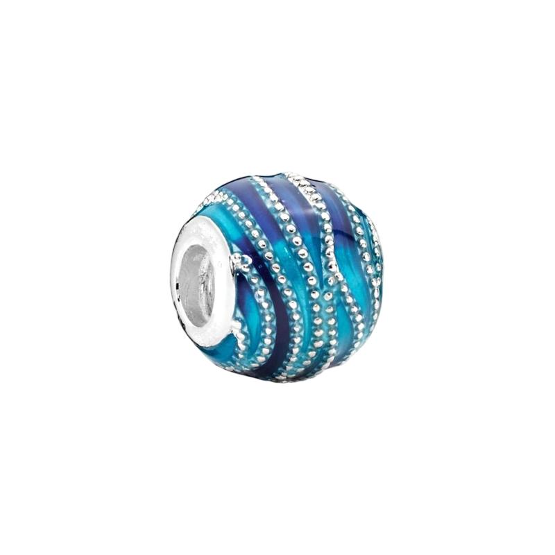 

Sparkling Starfish and Sea Shell Blue Scaled Fish Dangle Charm Bead Charms Compatible With Authentic copper Bracelets Do It Yourself Jewellery Gifts
