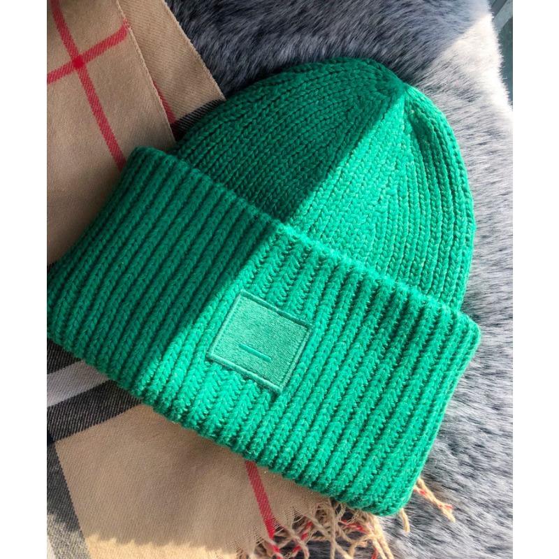 Wool Wool Hat Square Smiley Hat Autumn And Winter Thickened Men's Hundred Warm Hat Couple Knitted Hat Women's Hat