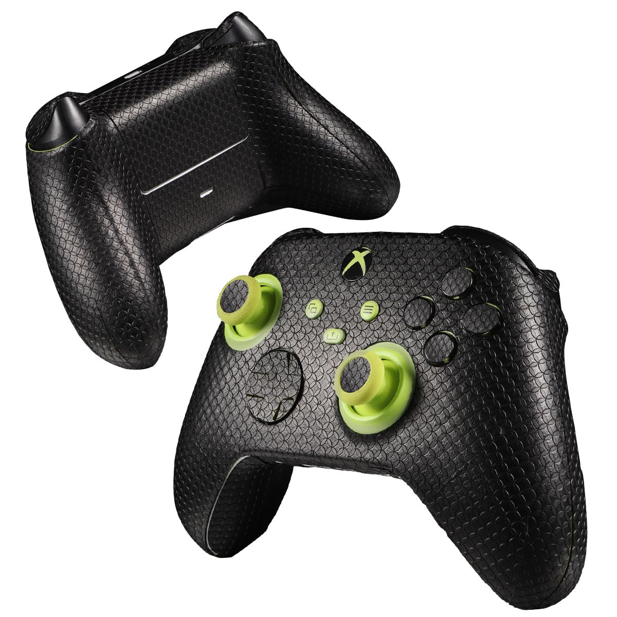 

IMMOENUC Grip Tape for Xbox Series S/X Wireless Controller, Non-Slip, Self-Adhesive, Sweat-Resistant, Pre-Cut Soft Texture Skin Sticker Kit (Black)