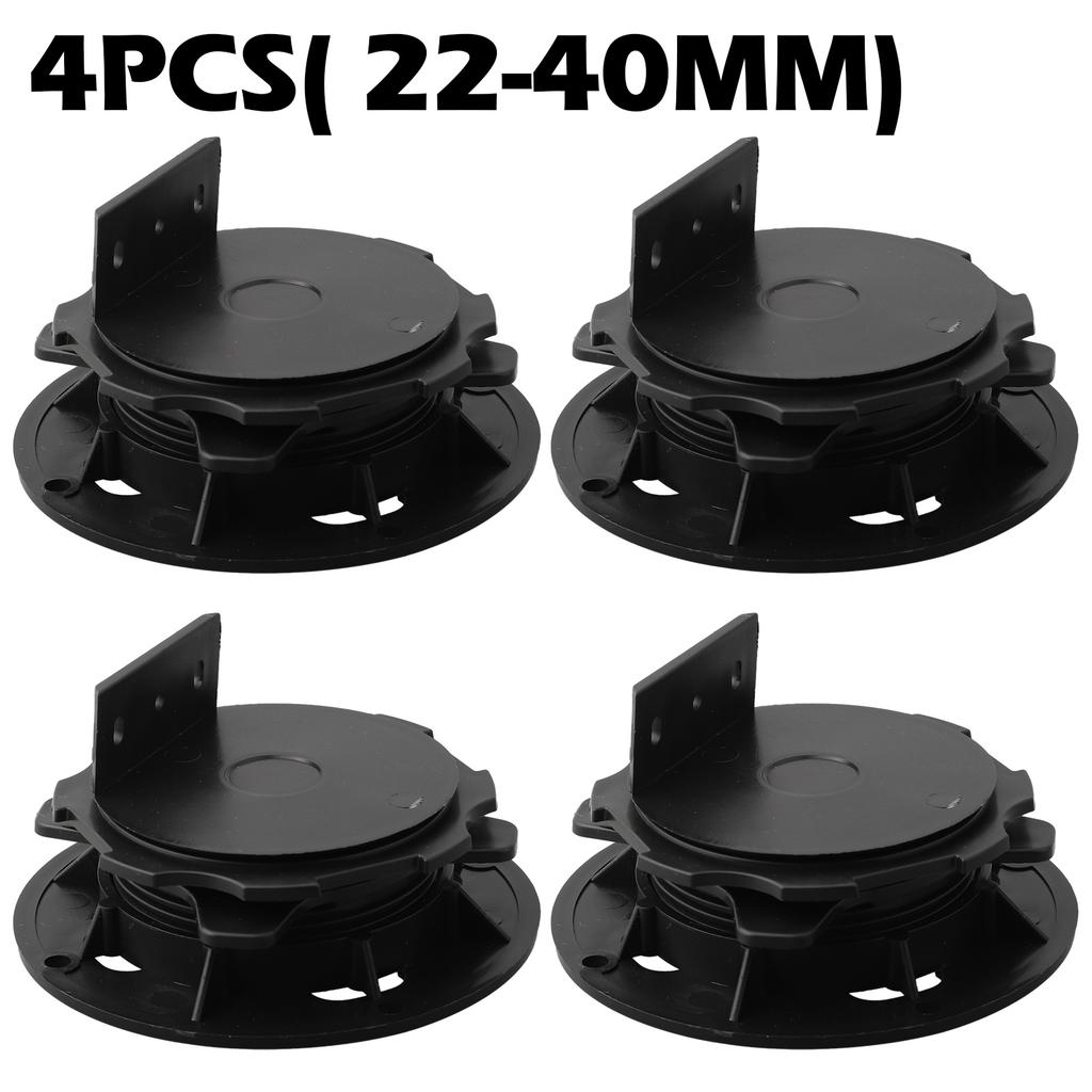 4 Stück/Set Höhenverstellbarer Terrassenlagerfuß Beseitigt Neigungsunterschiede Terrassendielen Plattenlager Terrassenlager