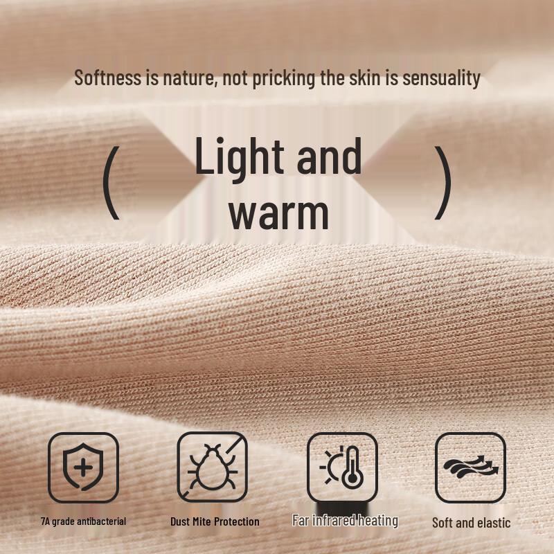 LANGSHA Women's Thin Long-Sleeve Thermal Baselayer T-Shirt