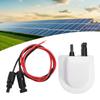 Solar Cable Gland Entry Housing Weatherproof ABS Solar Double Cable Entry Gland for Roof Panels On RV Boat Camping Vehicle