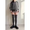 Duvet Fleece Thickened Winter Stacking Socks For Women With Warm Cotton Material