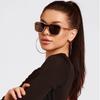Punk Style One-piece Sunglasses For Men And Women Large Frame Polygonal Trendy Fashion Sunglasses