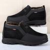 Herren Winter Freizeitschuhe Dicke Sohle Rutschfeste Plüsch Samt Fell Schuhe Stiefeletten Für Männer Winterschuhe Outdoor Schneestiefel Schlupfschuhe