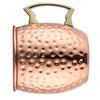 2Pcs 530ML Elegant Hammered Point Cup Copper Plated Stainless Steel Hammer Point Mug for Cocktail