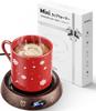 Gimama Cup Warmer [40°C-80°C Setting with Memory Function] Coffee Warmer, 5 Temperature Settings, Insulated Coaster, 2-12H Timer, Mug Warmer, Fast Hea