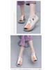 Old Beijing Spring & Autumn Fly Knit Casual Slip-on Women's Shoes - Breathable, Soft Sole, Fashionable Painted Design