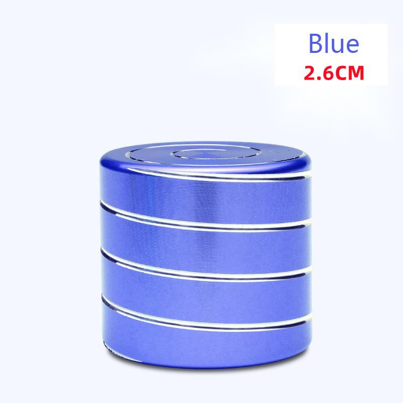 Giroscop Cilindric Rotativ Decompresie Desktop din Oțel Inoxidabil Cadou Fidget Birou Iluzie Optică Jucărie Fluidă pentru Degete