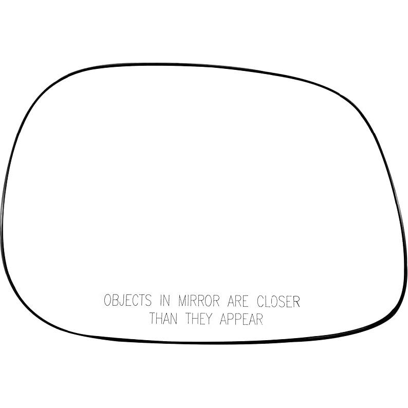 SCITOO Driver Side Mirror Glass For 2003-2007 For Cadillac Escalade, For Chevy Avalanche, Silverado Suburban Tahoe, For GMC Sierra Yukon Left Heat