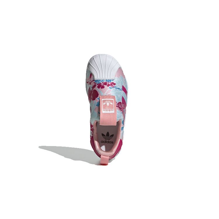 Adidas Originals Superstar 360 Comfortable Low-Top Kids Skate Shoes Fluorescent Pink Kids Sneakers EF6643