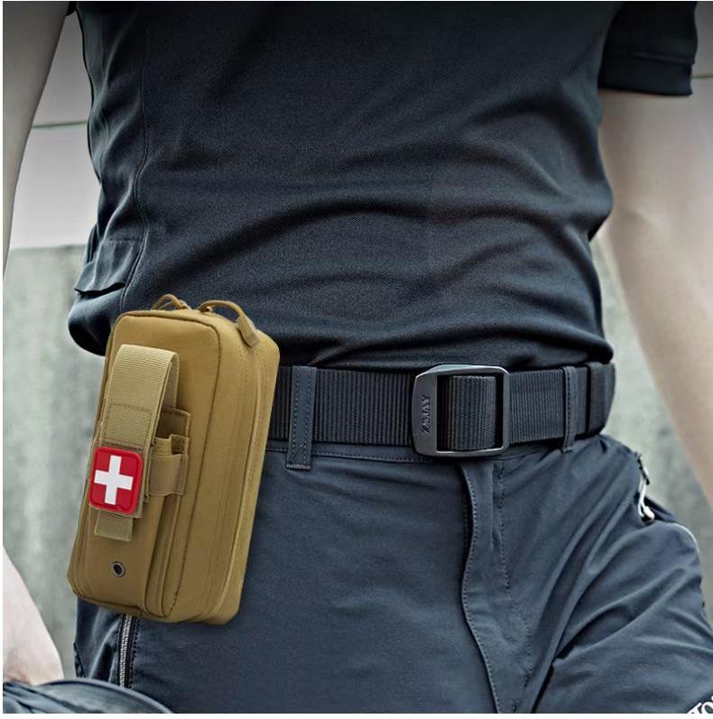 Portable Tactical MOLLE First Aid Kit Waist Bag