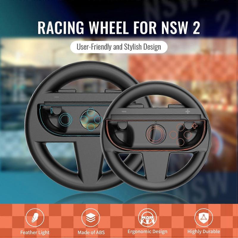 JYS-NS2275 2Pcs For Nintendo Switch 2 Large and Small Parent Child Racing Steering Wheel