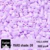 Confezione di Ricarica Perline Termofusibili da 264 Colori - 1000 Perline, 2,6 MM, Materiali per Puzzle 3D Fai da Te