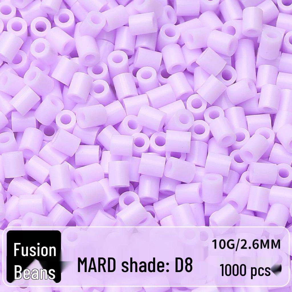 Confezione di Ricarica Perline Termofusibili da 264 Colori - 1000 Perline, 2,6 MM, Materiali per Puzzle 3D Fai da Te